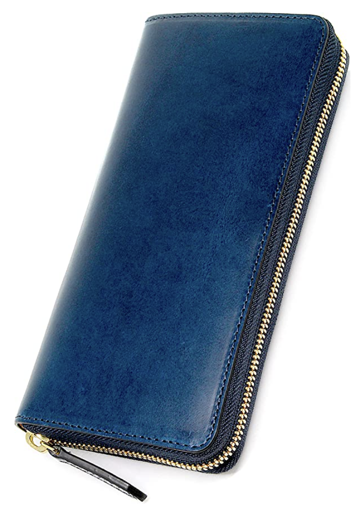 青い財布 Eredità（エレディータ）のブッテーロレザー長財布