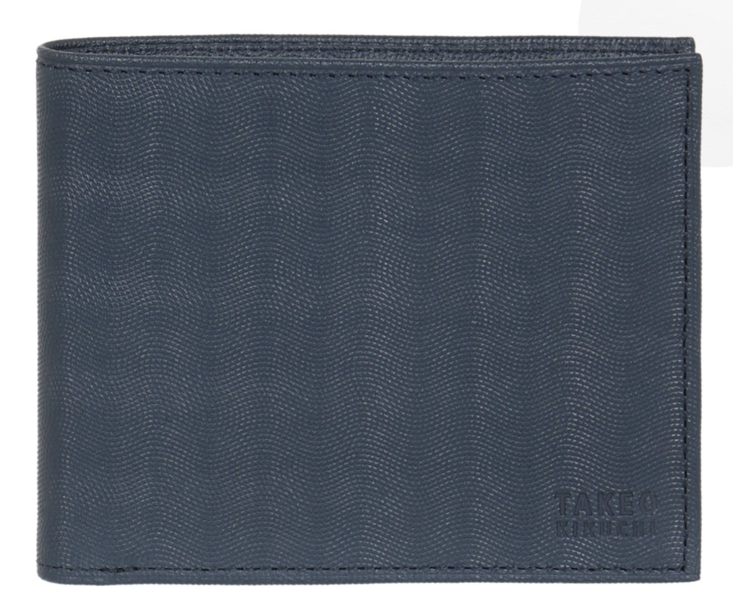青い財布 TAKEO KIKUCHI （タケオキクチ）の二つ折り財布