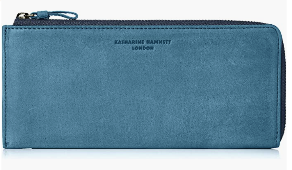 青い財布 KATHARINE HAMNETT LONDON（キャサリン ハムネット）の財布