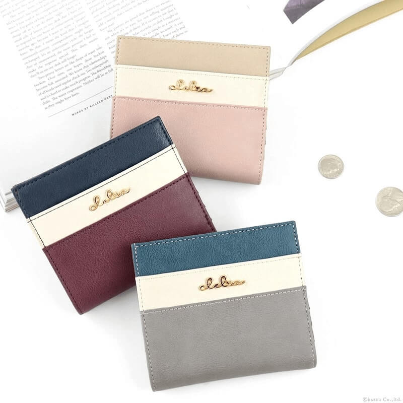 クレリアのトリコロールミニ財布（３色）