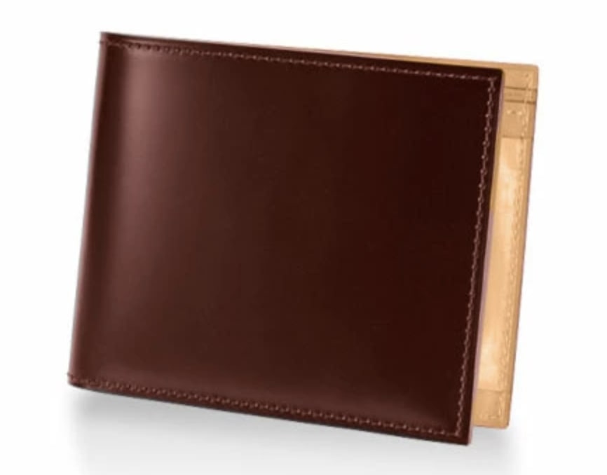 ガンゾ(GANZO) 赤茶色 二つ折り財布