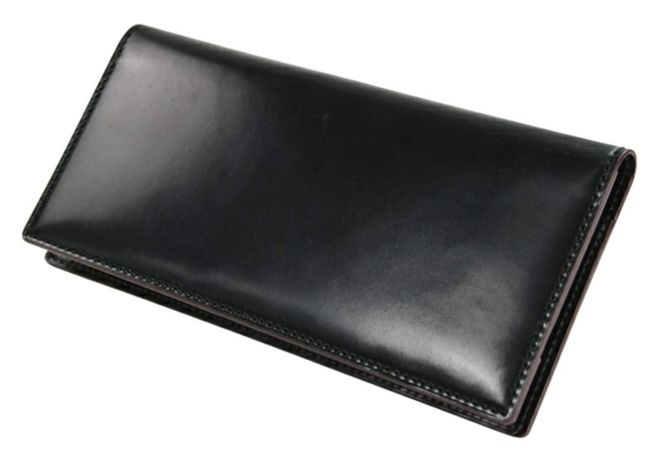 ガンゾ（GANZO）ブラックの二つ折り長財布