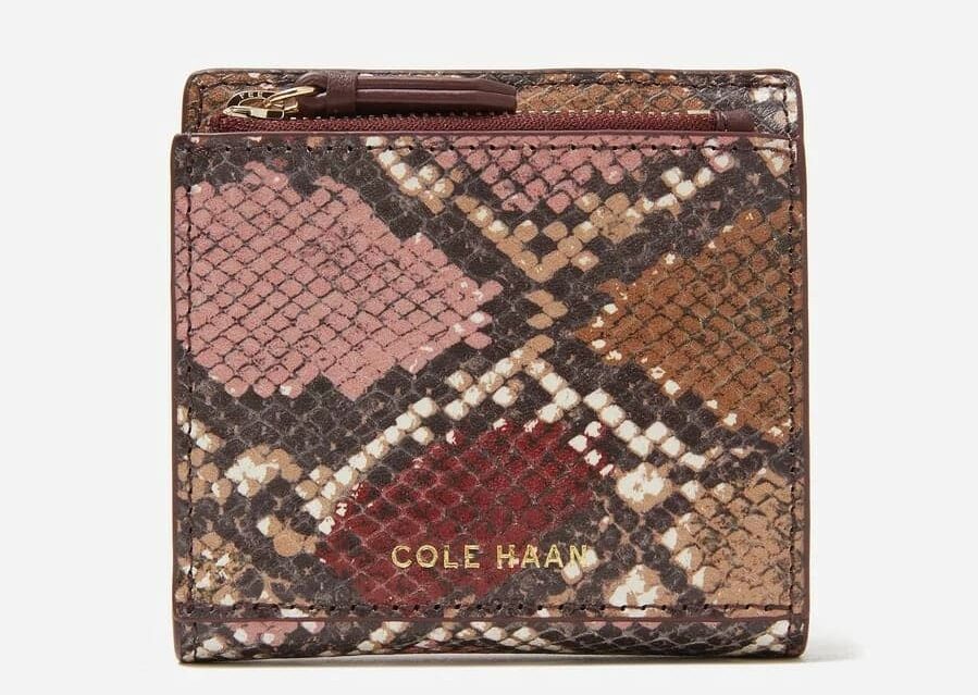 コールハーン(COLE HAAN) フィービー スネーク二つ折り財布