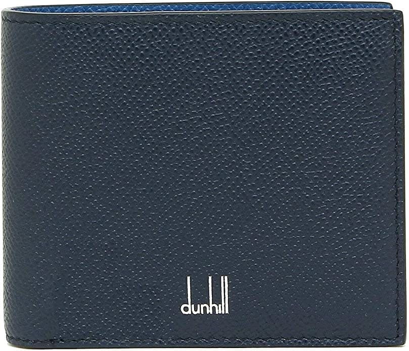 ダンヒル（dunhill)カドガン二つ折り財布（ネイビー）