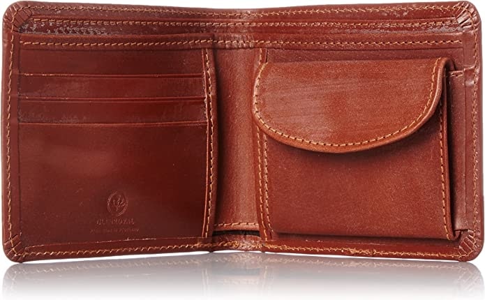 赤色のグレンロイヤル二つ折り財布
