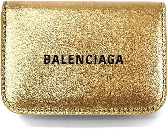 ゴールド財布 BALENCIAGA（バレンシアガ）三つ折り財布
