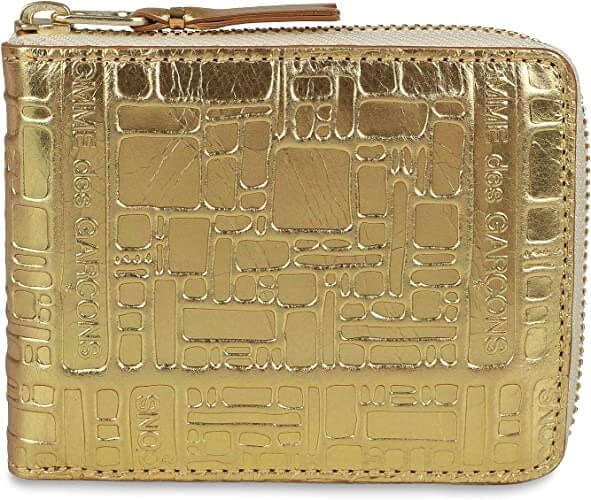 ゴールド財布 COMME・DES・GARCONS（コム・デ・ギャルソン）二つ折り財布
