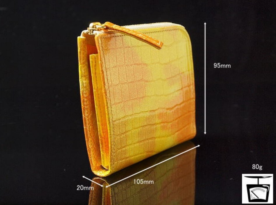 財布屋の幸せの貯まる黄色財布のサイズ