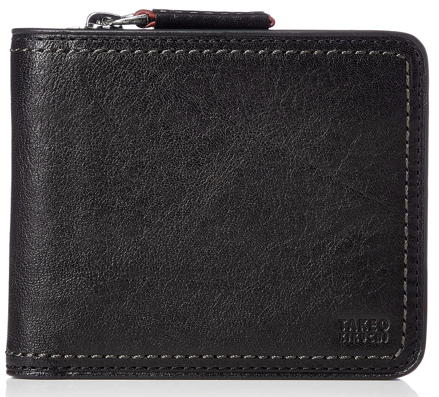 タケオキクチ（TAKEO KIKUCHI）ブラックのラウンドファスナー財布