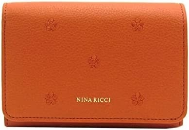 ニナリッチのオレンジ色 折り財布