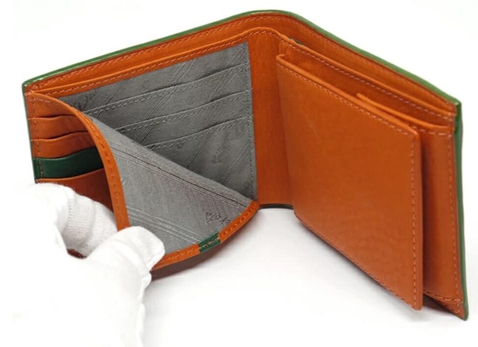 オレンジ財布 ダコタ 二つ折り財布