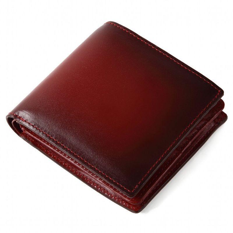 ラファエロの深みのあるグラデーションが特徴的なスフマートレザー二つ折り財布