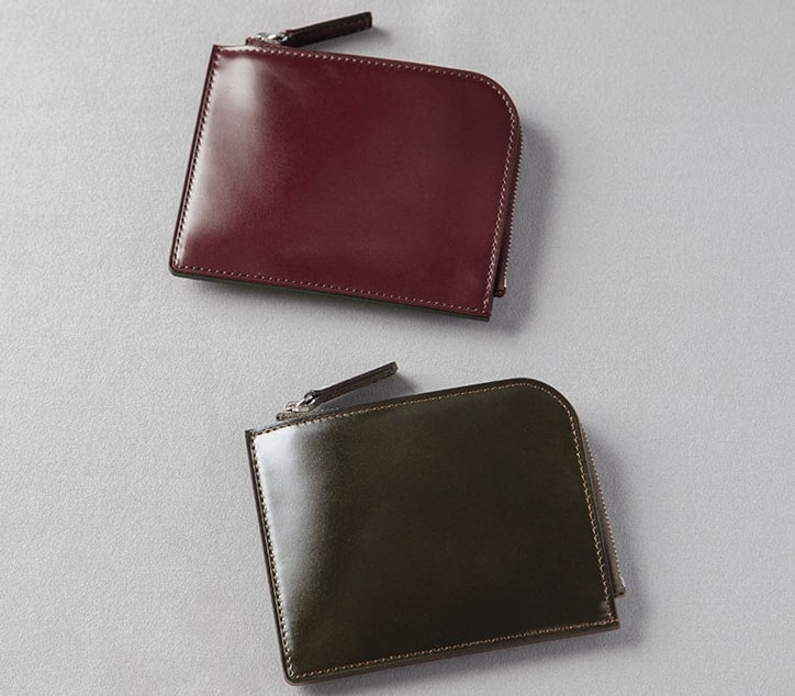 土屋鞄製作所のコードバン Lファスナー財布（２色）