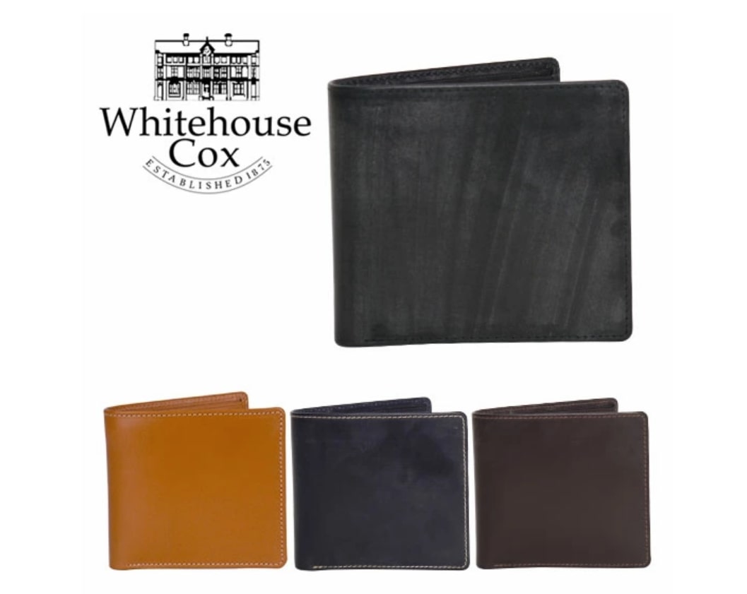 ホワイトハウスコックスのブライドルレザー二つ折り財布（４色）