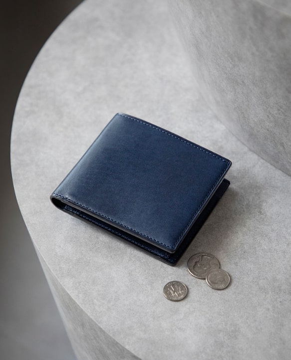 土屋鞄 ヘルツ(HERZ) 人気 メンズ 二つ折り財布 ヌメ二折財布