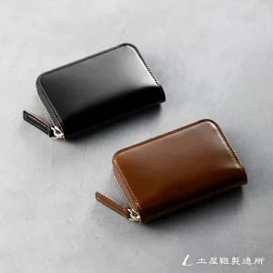 土屋鞄 黒色と茶色の二つ折り財布