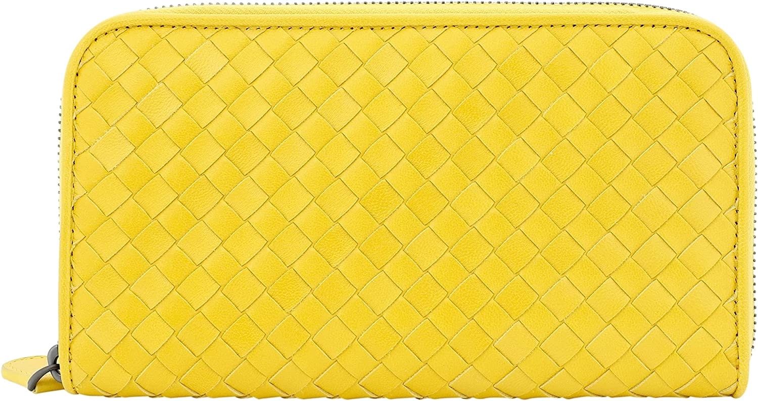 黄色財布 VOTTEGA　VENETA（ボッテガヴェネタ）のジップアラウンドウォレット