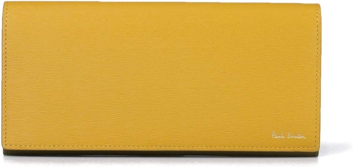 黄色財布 Paul Smith（ポールスミス）のストローグレインレザー長財布