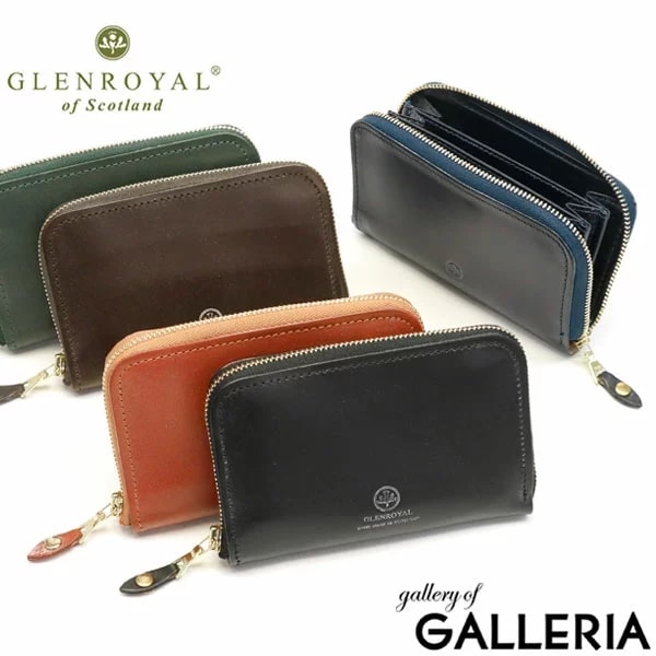 グレンロイヤル 5色のラウンドジップ財布