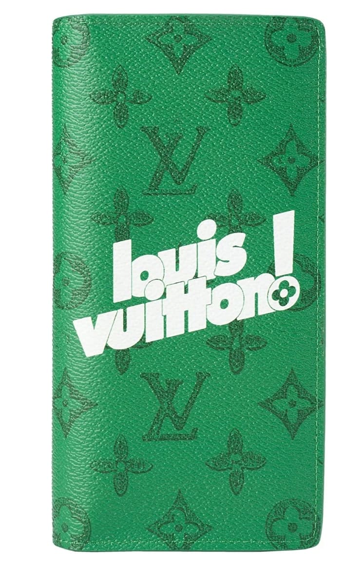 緑の財布 「LOUIS VUITTON（ルイ・ヴィトン）」のポルトフォイユ・ブラザ