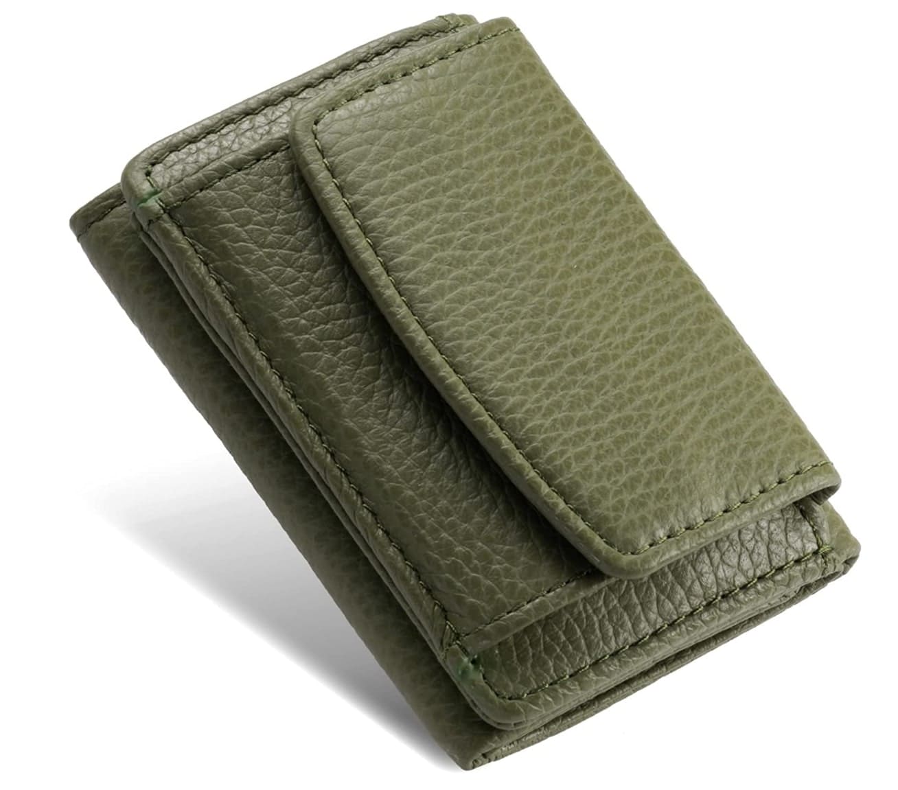 緑の財布 「MURA（ムラ）」のレディース本革スキミング防止機能財布