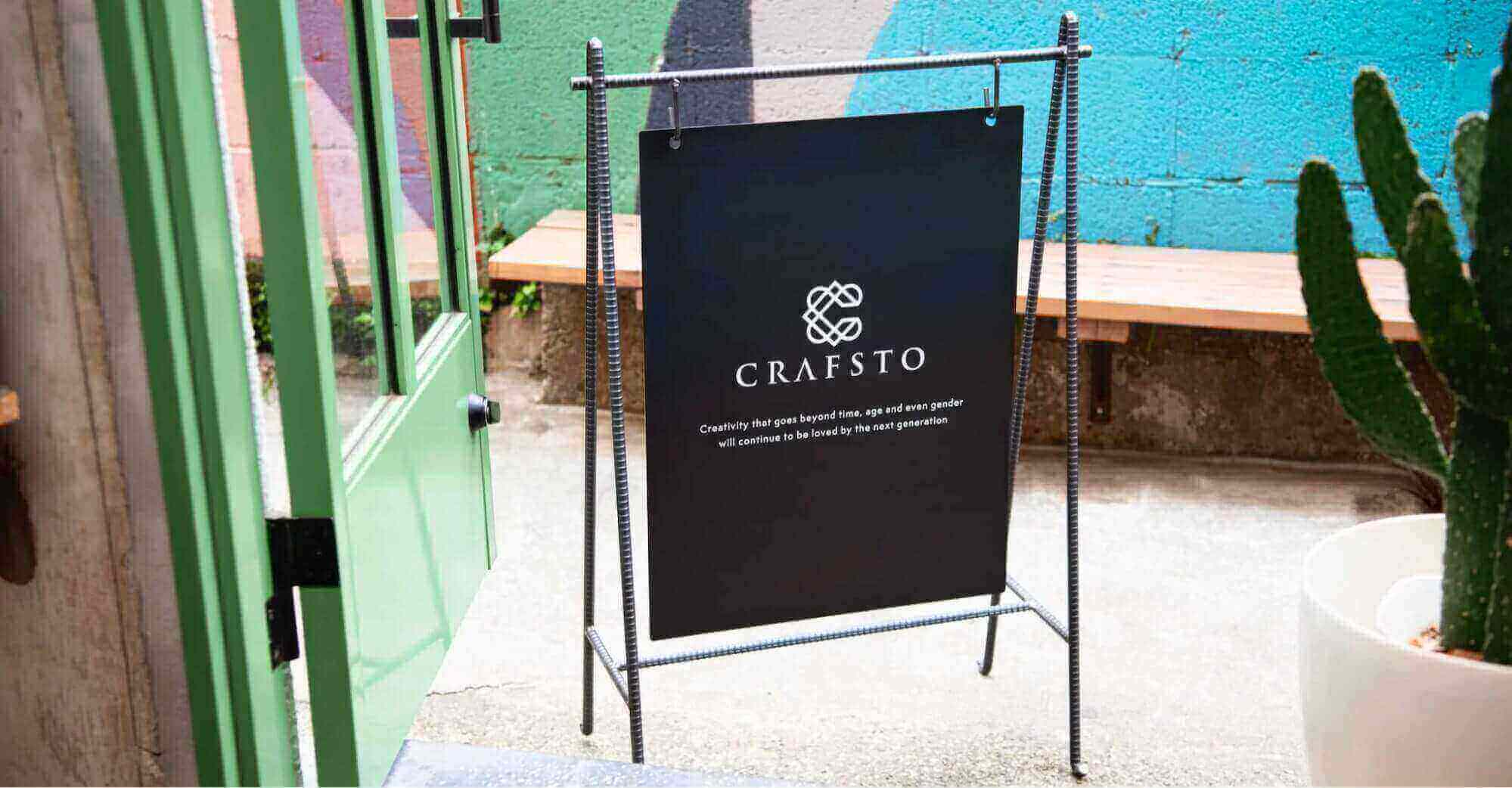 CRAFSTO（クラフスト）の看板