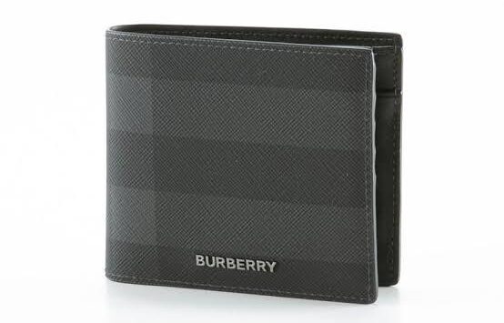 ヴィーガンレザー財布BURBERRY（バーバリー）二つ折り財布