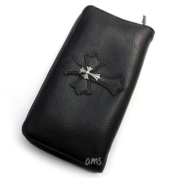 クロムハーツ 財布 人気カラー 黒の長財布