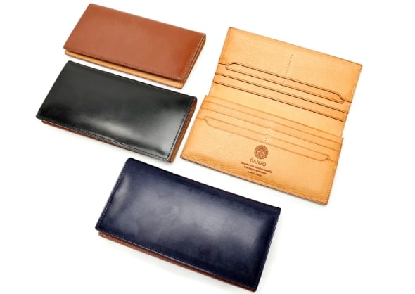 ガンゾのブライドルレザー長財布（4色）