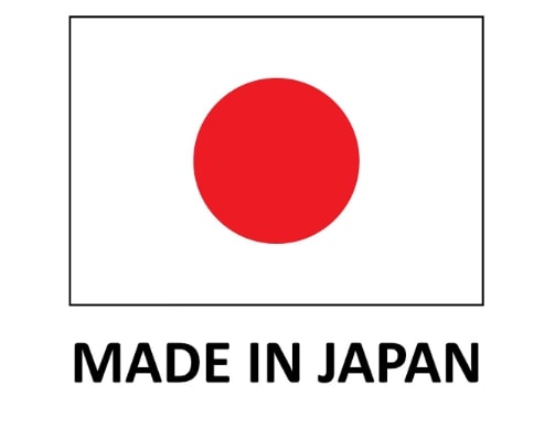 日本国旗のイラストとMADE IN JAPANの文字