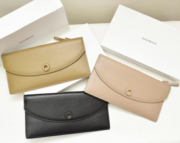 ハシバミのレザーセパレートミラー付き長財布（３色）と専用ボックス